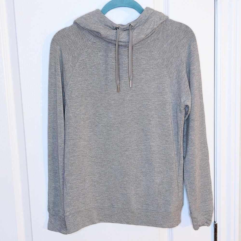 Aritzia Babaton french Terry viscose hoodie grey xs T5